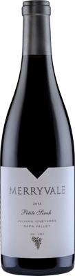 Merryvale Vineyards Petite Sirah, Juliana Vineyards Bottle Preview