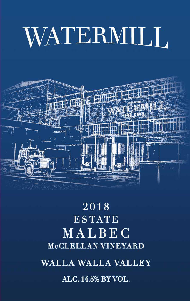 Watermill Winery Estate Malbec Bottle Preview