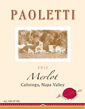 Paoletti Estates Winery Merlot Bottle Preview