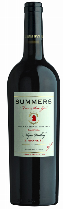 Summers Estate Wines Calistoga “Two-Acre” Estate Zinfandel Bottle Preview
