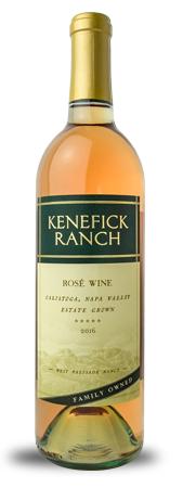Kenefick Ranch Winery Rosé Bottle Preview
