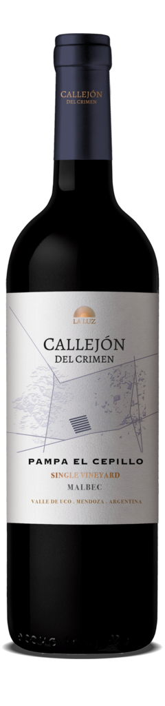 Vinos de La Luz Single Vineyard Pampa El Cepillo. Deep Malbec, with great tension and personality. Bottle Preview