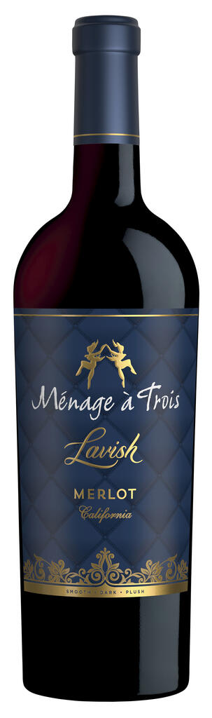 Ménage à Trois Wines Ménage à Trois Lavish Merlot Bottle Preview