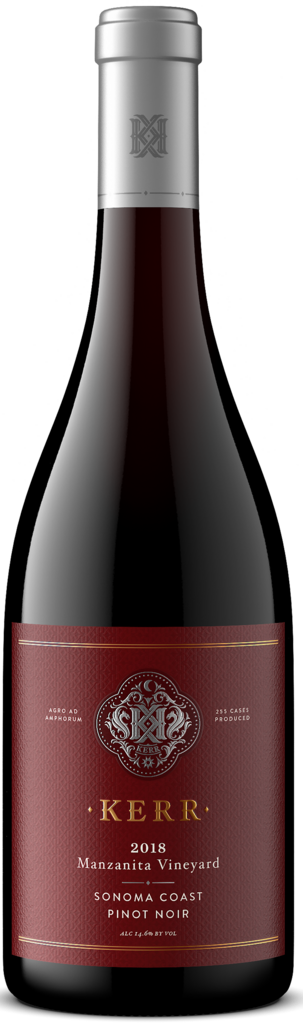 Kerr Cellars Manzanita Vineyard Pinot Noir Bottle Preview