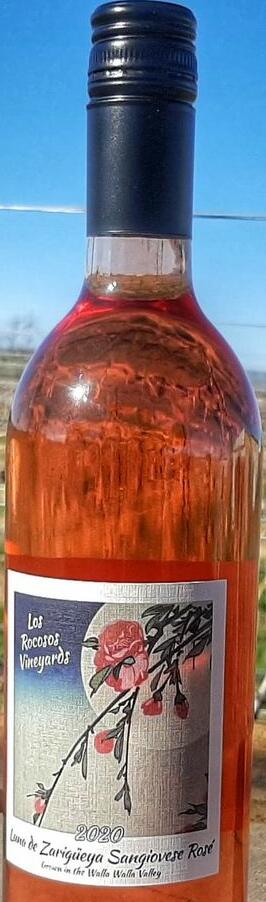 Los Rocosos Vineyards Zaragueya de Luna Sangiovese Rose Bottle Preview