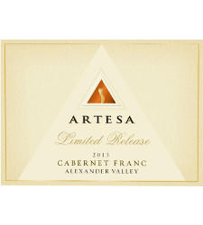 Artesa Winery Limited Release Cabernet Franc Alexander Bottle Preview