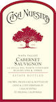 Casa Nuestra CABERNET SAUVIGNON, BLOCK 1 & 3 Bottle Preview
