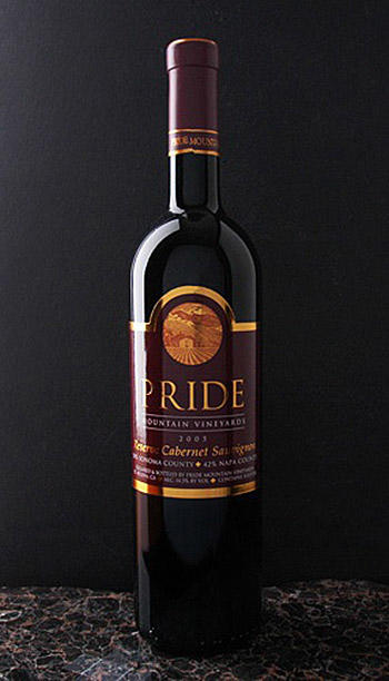 Pride Mountain Vineyards Reserve Cabernet Sauvignon Bottle Preview