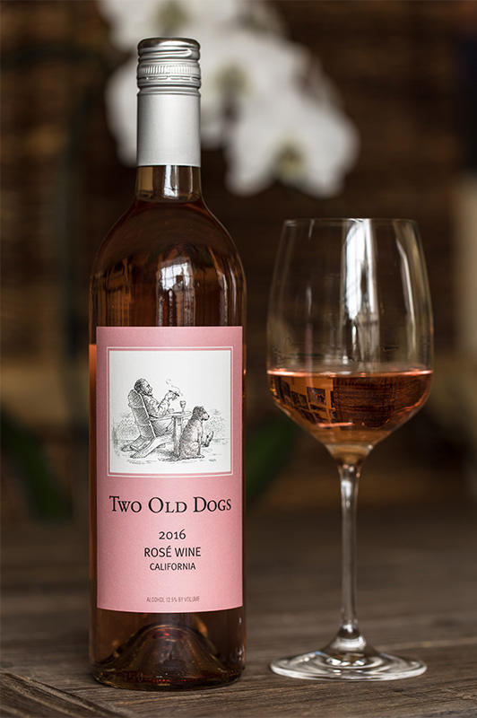 Herb Lamb Vineyards Two Old Dogs Rosé Bottle Preview