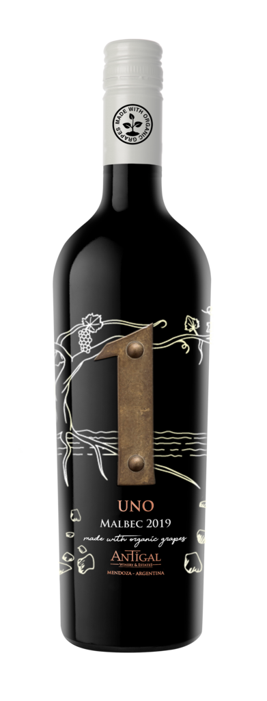 Antigal Winery & Estates UNO Malbec Made with organic grapes Bottle Preview