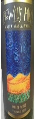 Zerba Cellars Bowlus Hills White Wine Bottle Preview