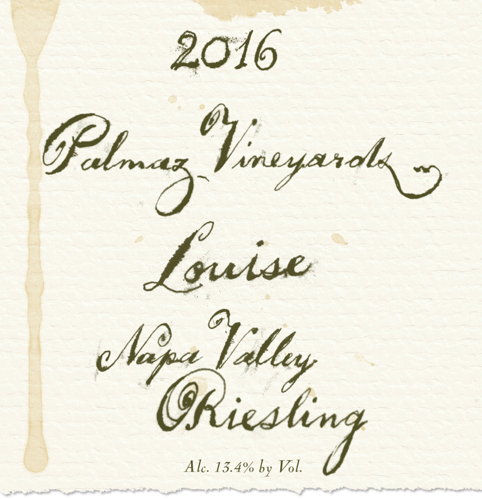 Palmaz Vineyards Louise Riesling Bottle Preview