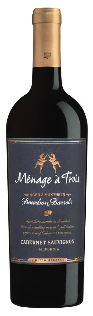 Ménage à Trois Wines Ménage à Trois Bourbon Barrel Cabernet Sauvignon Bottle Preview