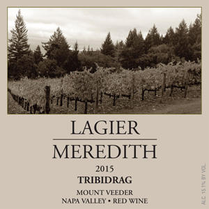 Lagier Meredith Vineyard Tribidrag (AKA Zinfandel) Bottle Preview