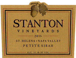 Stanton Vineyards Petite Sirah Bottle Preview
