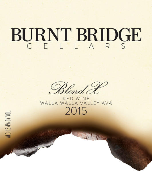 Burnt Bridge Cellars Blend X Bottle Preview