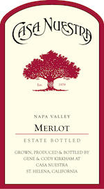 Casa Nuestra Merlot Bottle Preview