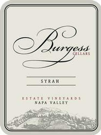 Burgess Cellars Syrah Bottle Preview
