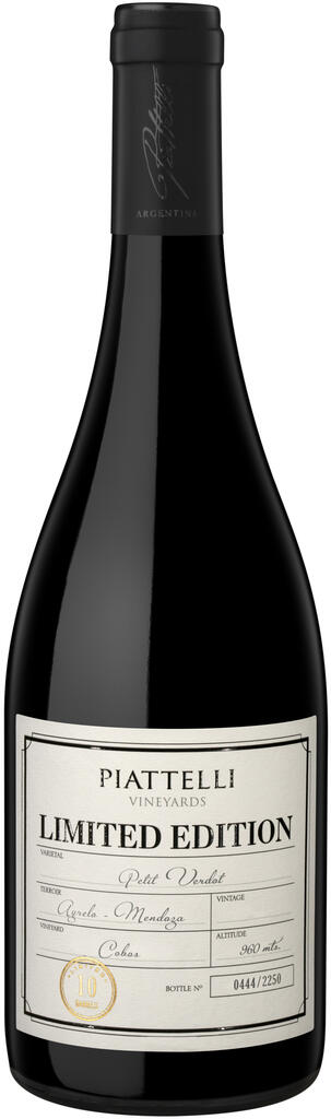 Piattelli Vineyards - Mendoza Limited Edition Petit Verdot Bottle Preview