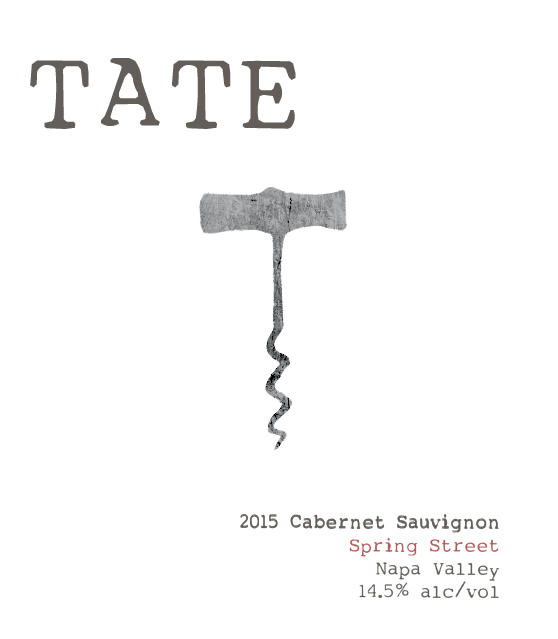 Tate Wines SPRING STREET CABERNET SAUVIGNON Bottle Preview