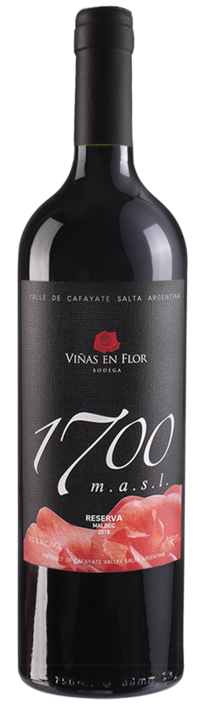 Viñas en Flor Bodega Malbec Vintage 2018. Bottle Preview