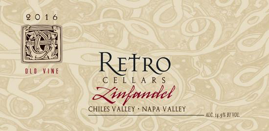 Retro Cellars Zinfandel Chiles Valley Bottle Preview