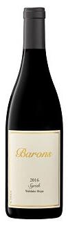 Barons Winery Syrah, Stone Tree Vineyard-Wine Club Bottle Preview