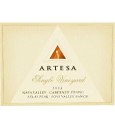 Artesa Winery Foss Valley Vineyard Cabernet Franc, Atlas Peak Bottle Preview
