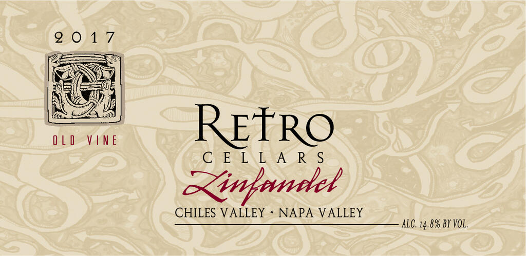 Retro Cellars Zinfandel Chiles Valley Bottle Preview