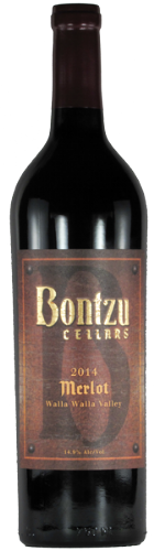 Bontzu Cellars Merlot Bottle Preview