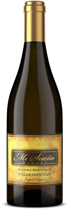 Mi Sueño Winery Sonoma Mountain Chardonnay Bottle Preview