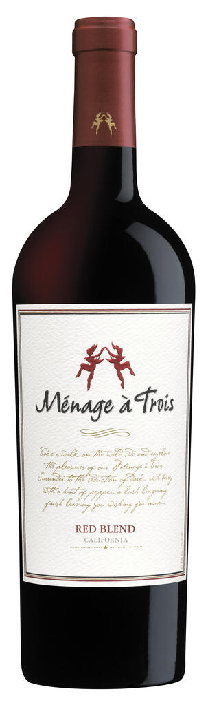 Ménage à Trois Wines Ménage à Trois California Red Wine Bottle Preview
