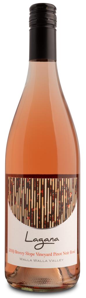 Lagana Cellars Breezy Slope Vineyard Pinot Noir Rose Bottle Preview