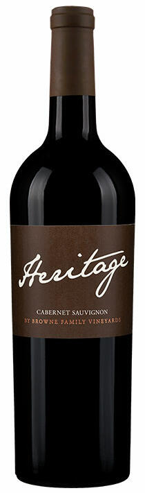 Browne Family Vineyards Heritage Cabernet Sauvignon Bottle Preview