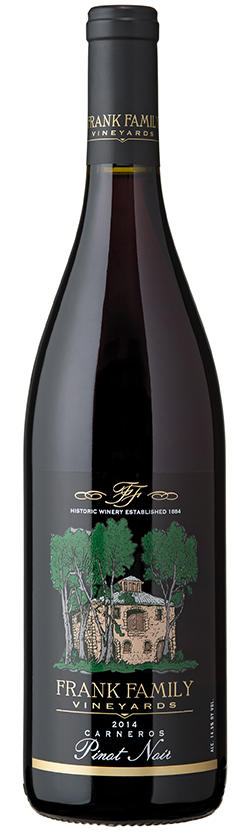 Frank Family Vineyards Carneros Pinot Noir Bottle Preview