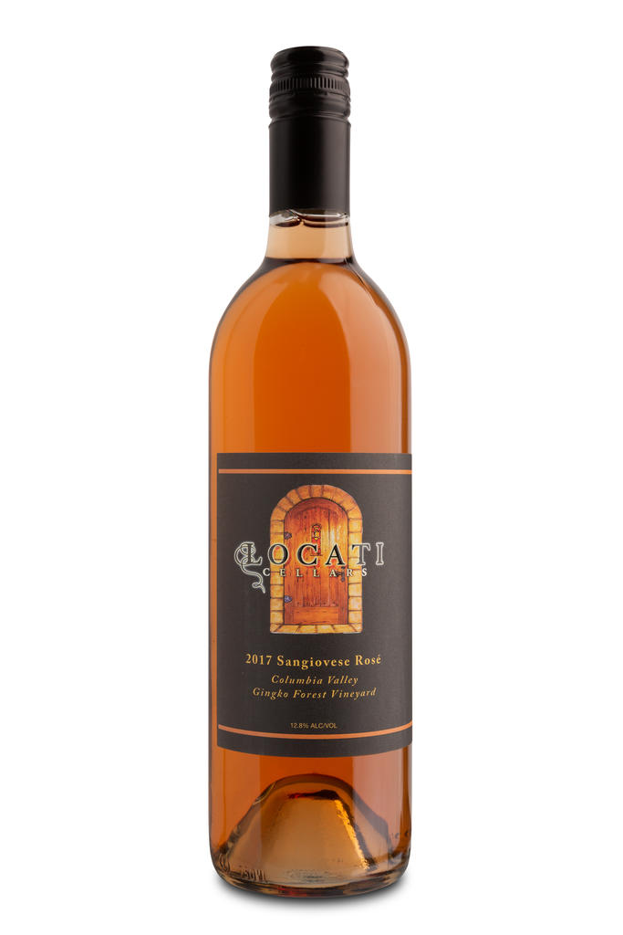Locati Cellars Rose of Sangiovese Bottle Preview