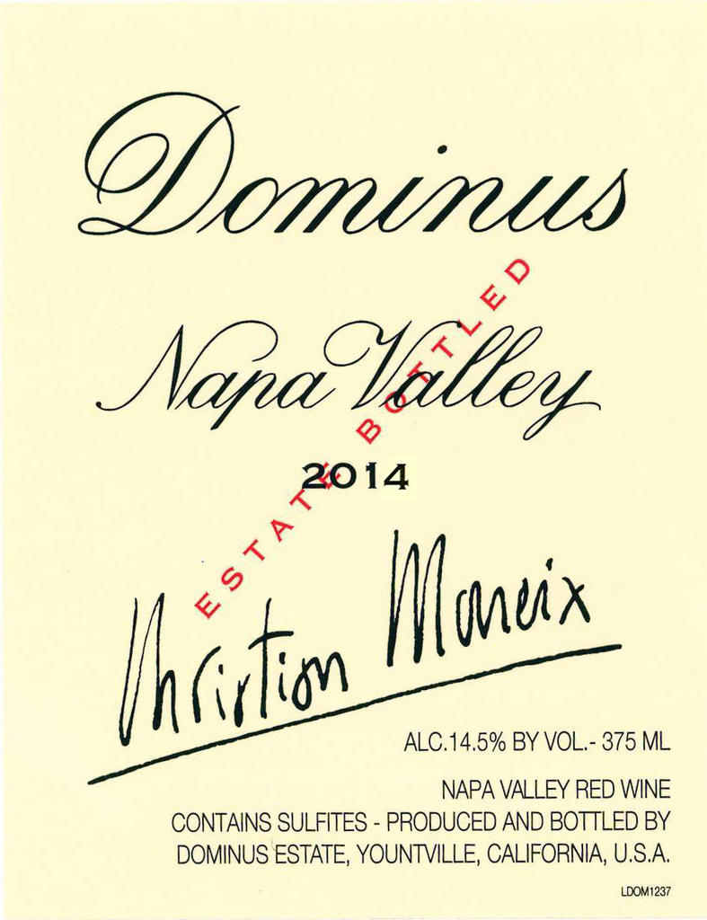 Dominus Estate DOMINUS Bottle Preview