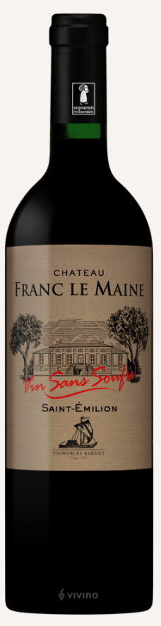 Château Franc le Maine Sans Soufre Château Franc Le Maine Sans Soufre Bottle Preview