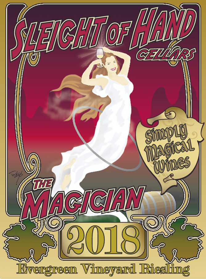Sleight of Hand Cellars The Magician Riesling Bottle Preview