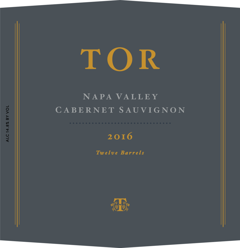 TOR Wines Napa Valley Cabernet Bottle Preview