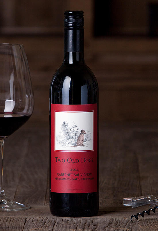 Herb Lamb Vineyards Two Old Dogs Cabernet Sauvignon Bottle Preview
