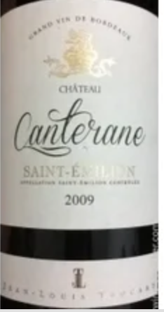 Château Canterane Red Bordeaux Blend Bottle Preview