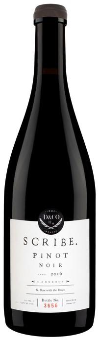 Scribe Winery Carneros Pinot Noir Bottle Preview