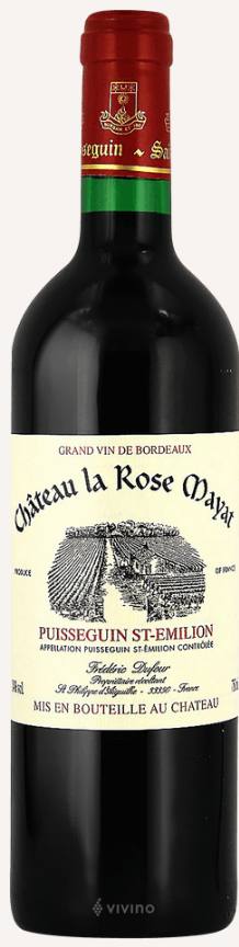 Château la Rose Mayat Château La Rose Mayat Bottle Preview