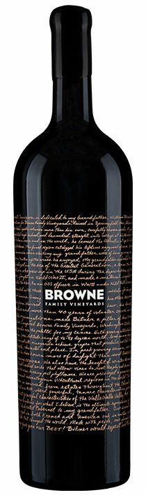 Browne Family Vineyards Dedication Red Blend Bottle Preview