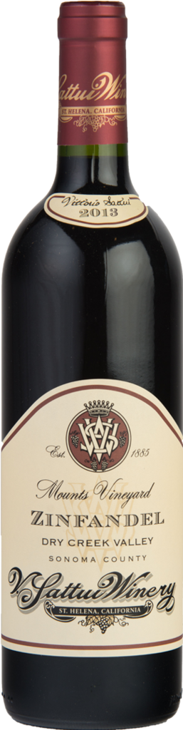 V. Sattui Winery Mounts Vineyard Zinfandel Bottle Preview
