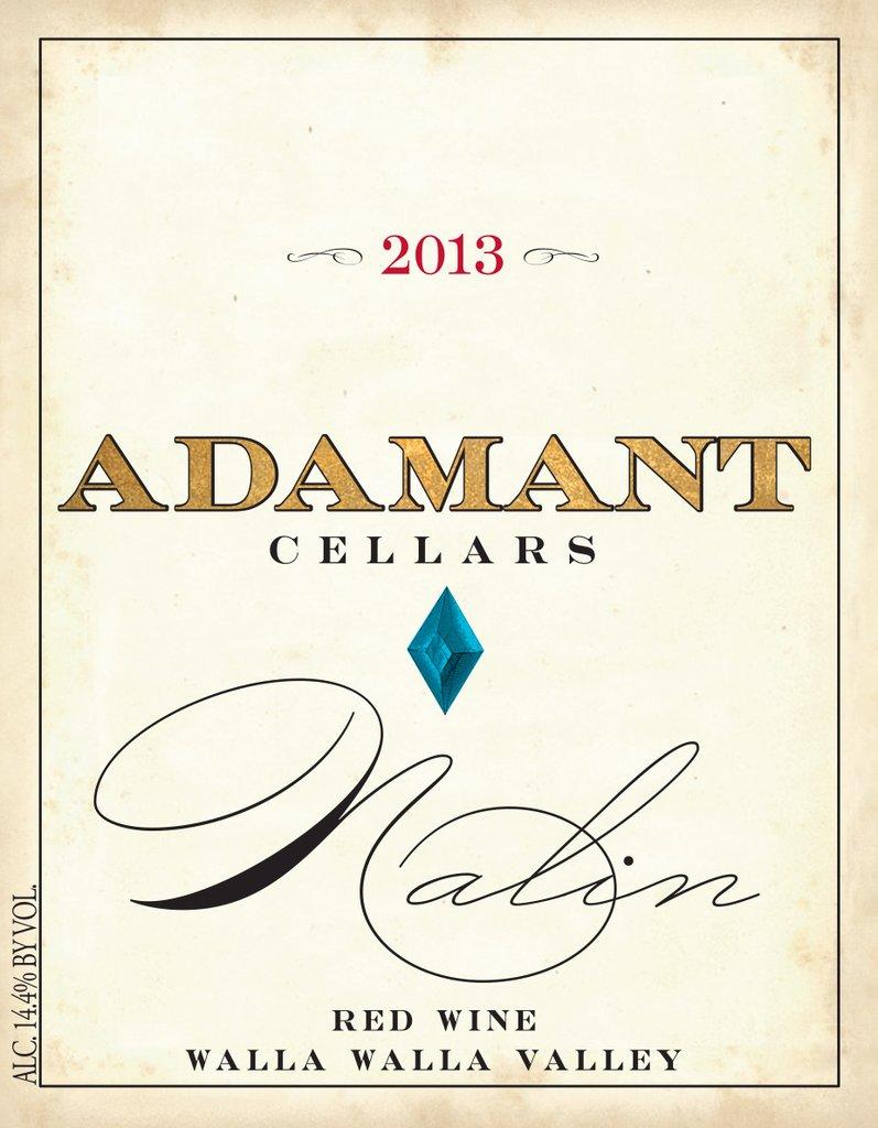 Adamant Cellars Nalin Bottle Preview