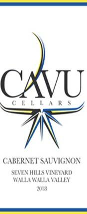 CAVU Cellars Cabernet Sauvignon Bottle Preview