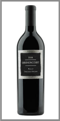 Derenoncourt California NAPA VALLEY MERLOT, STAGECOACH VINEYARD Bottle Preview