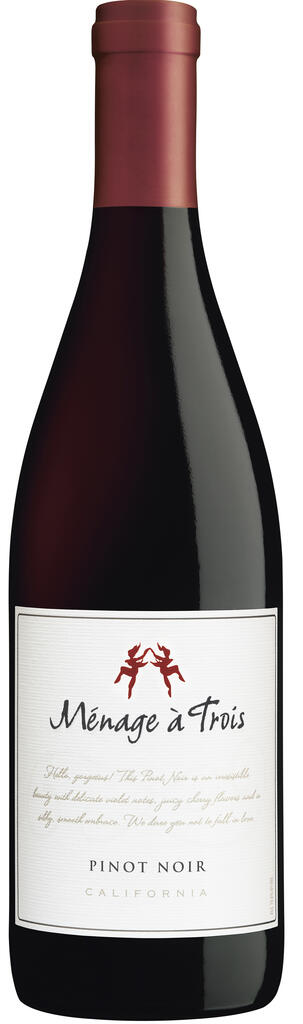 Ménage à Trois Wines Ménage à Trois Pinot Noir Bottle Preview